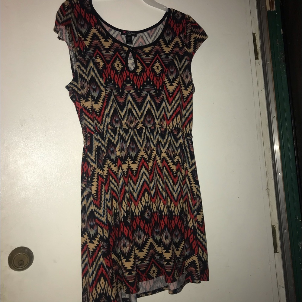 Colorful pattern dress